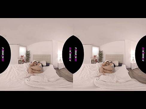 ❤️ PORNBCN VR दोन तरुण लेस्बियन 4K 180 3D व्हर्च्युअल रिअॅलिटीमध्ये खडबडीत जागे झाले जिनिव्हा बेलुची कॅटरिना मोरेनो ❌ लिंग